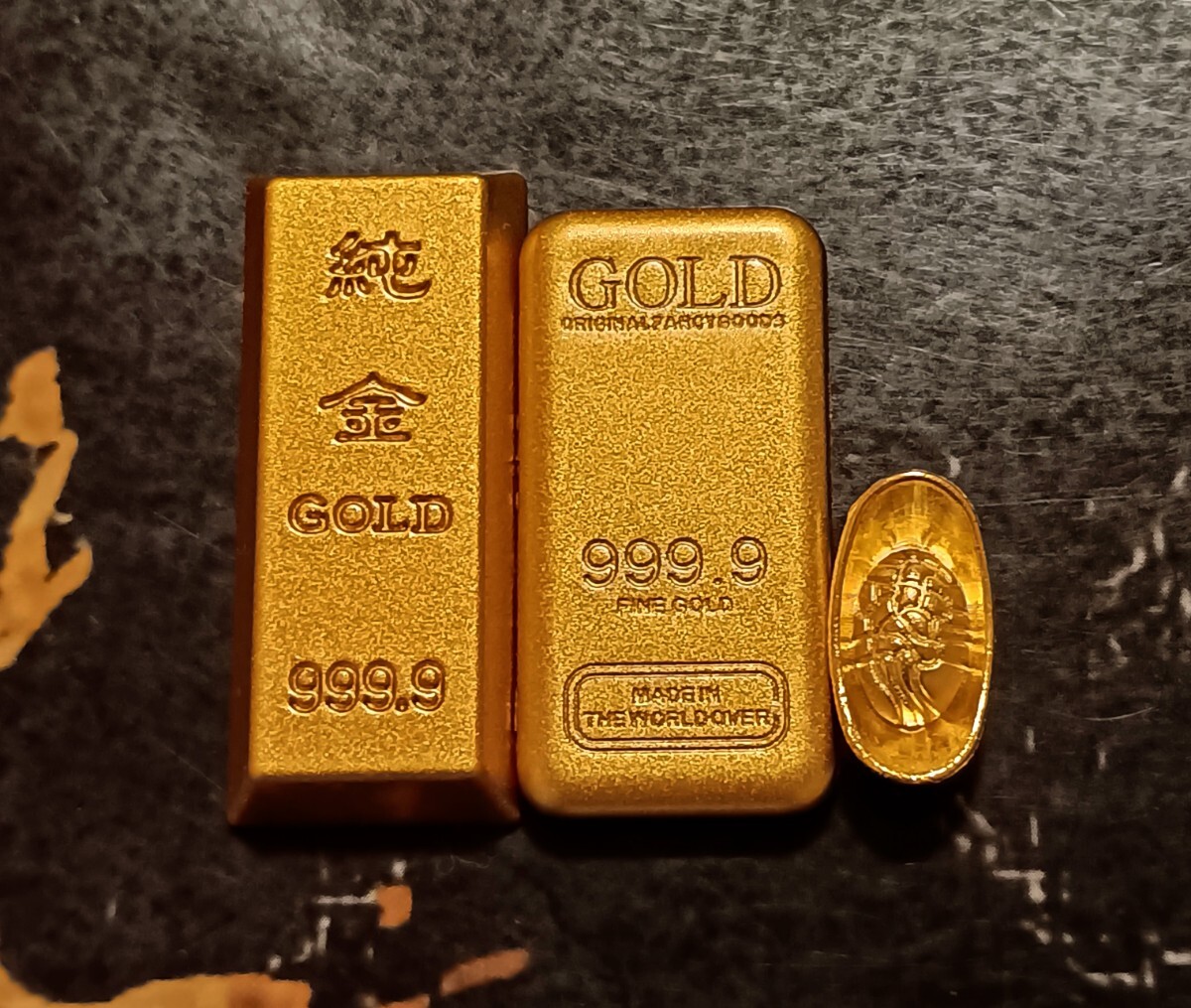 1円から 小型インゴット ゴールドバー 純金 GOLD 999.9 金塊 1円から 小型インゴット ゴールドバー 純金 GOLD 999.9 金塊