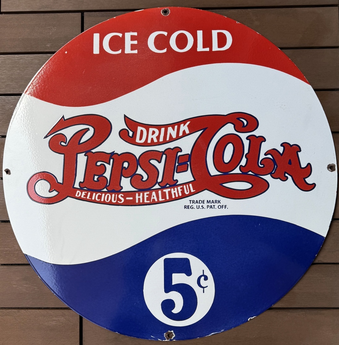 【1點(diǎn)のみ】ペプシPEPSI 看板 PEPSI ICE COLD　ビンテージ 76cm 世田谷ベース 即納 國內(nèi)発送 
