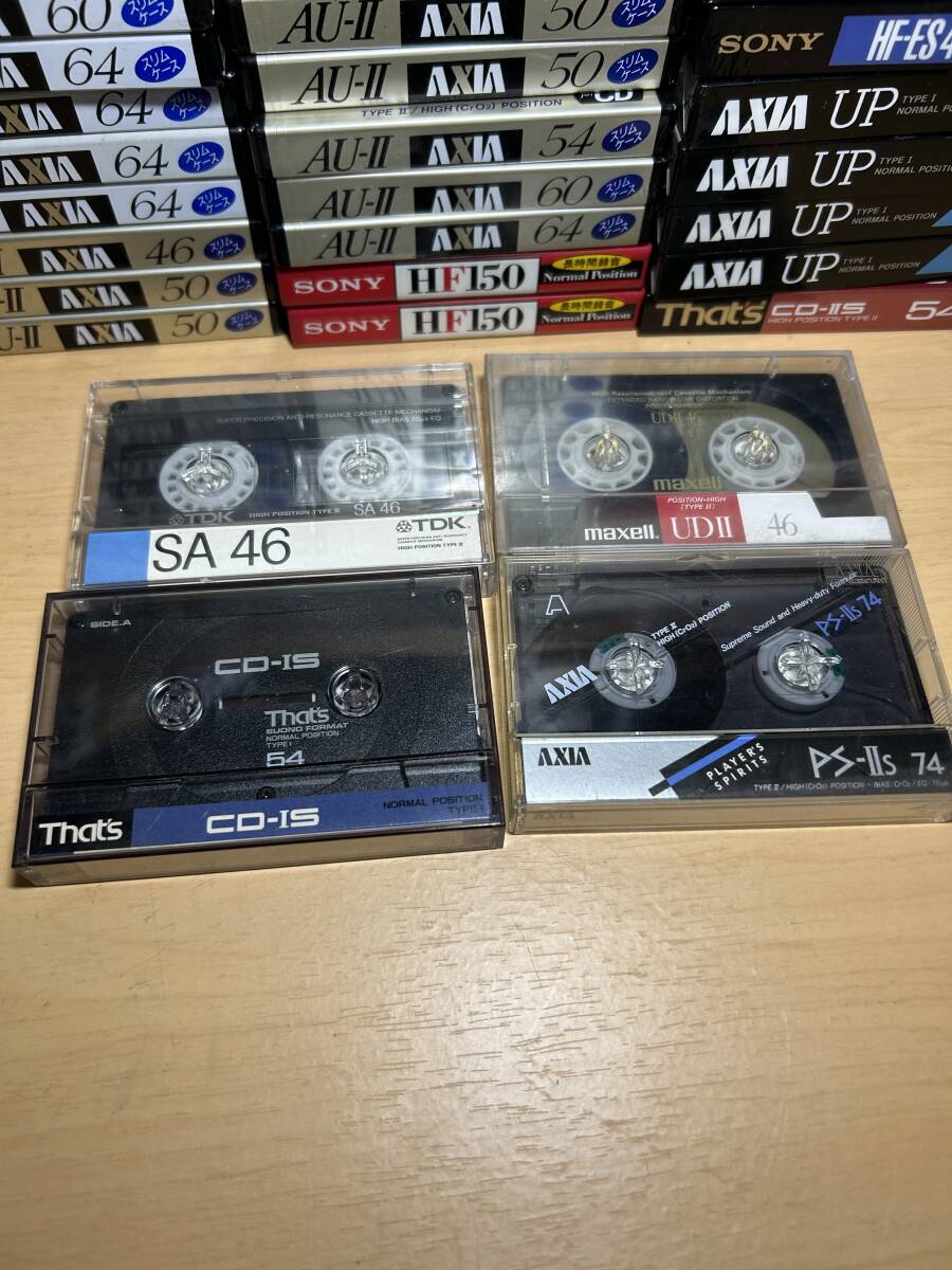 ☆未開封カセットテープ30本お安くどうぞ。アクシア・TDK ☆未開封カセットテープ30本お安くどうぞ。アクシア・TDK