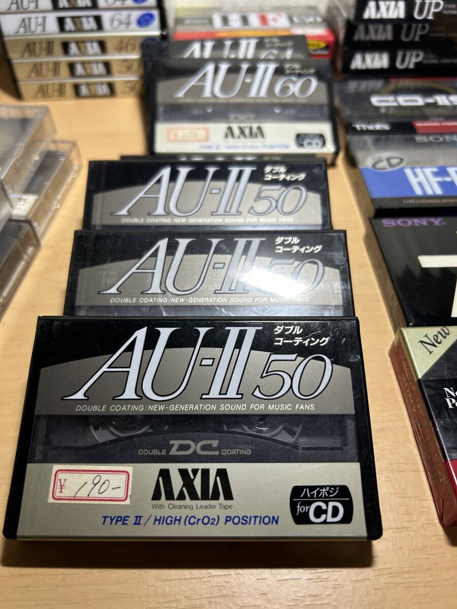 ☆未開封カセットテープ30本お安くどうぞ。アクシア・TDK ☆未開封カセットテープ30本お安くどうぞ。アクシア・TDK