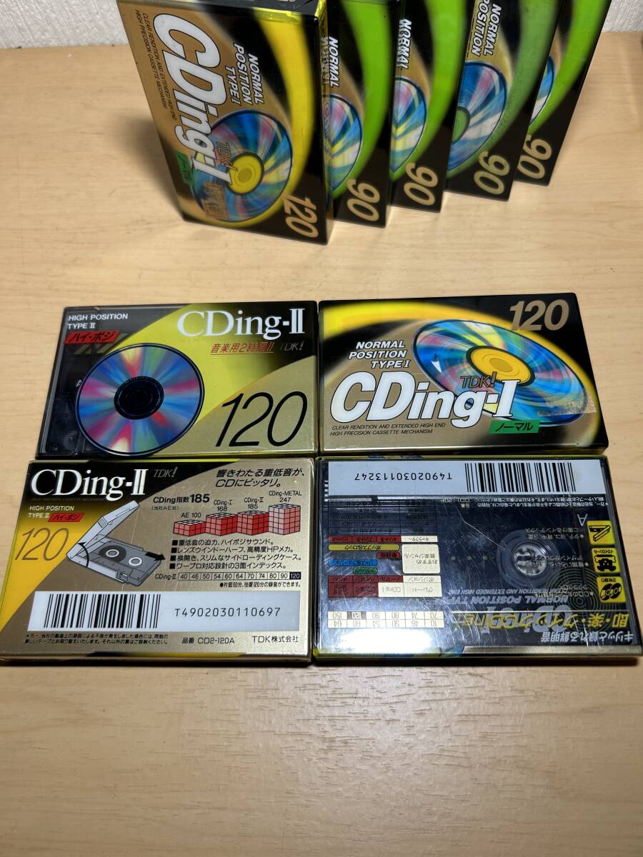 ☆未開封カセットテープ22本お安くどうぞ。☆TDK CDingⅠ ☆未開封カセットテープ22本お安くどうぞ。☆TDK CDingⅠ