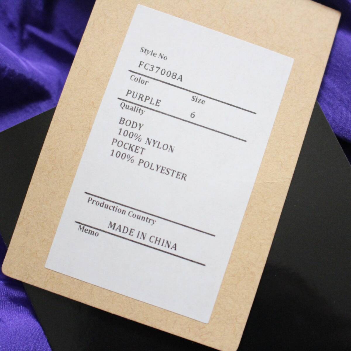 未使用【 フランクリン クライミング 】撥水 WIND WIDE PANTS ナイロンワッシャ―ジョガーパンツ 6 パープル FC37008A 定価¥10,780 レイン_画像9
