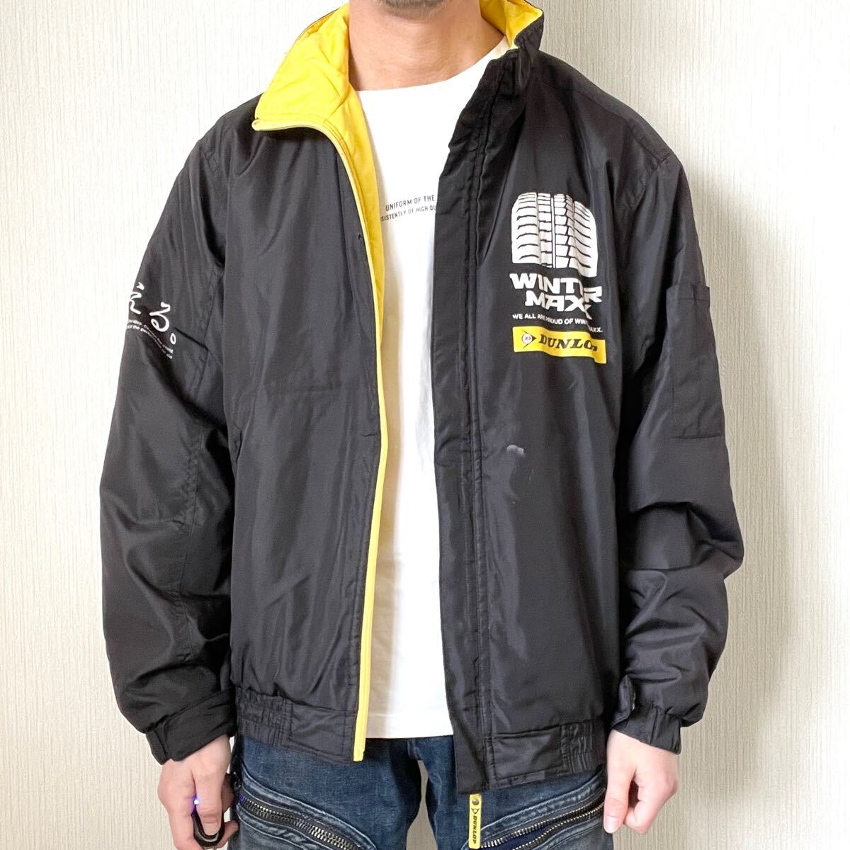 【WINTER MAXX】ウィンターマックス 中綿ジャケット アウター ジャンパー 冬服 企業物 匿名配送 黒 ブラック フリーサイズ_画像2