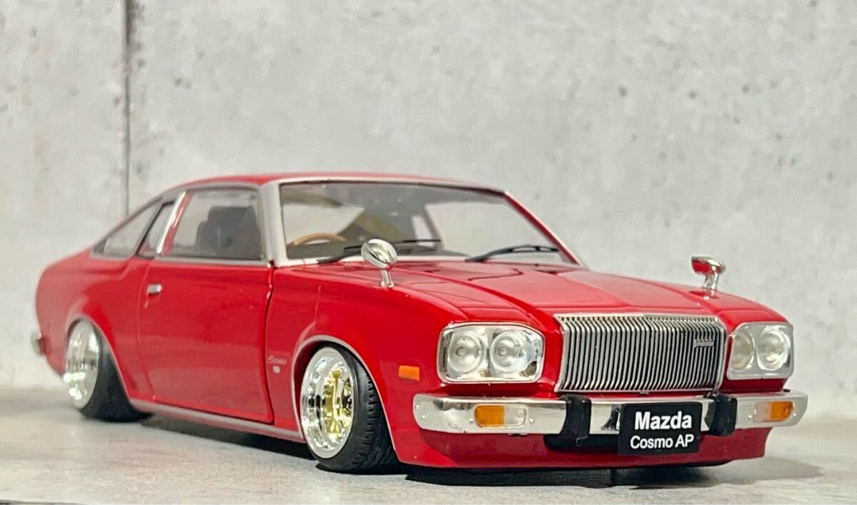 アシェット国産名車 コスモAP 旧車 シャコタン Yahoo!オークション - 希少 アシェット 国産名車 1/24 マツダ