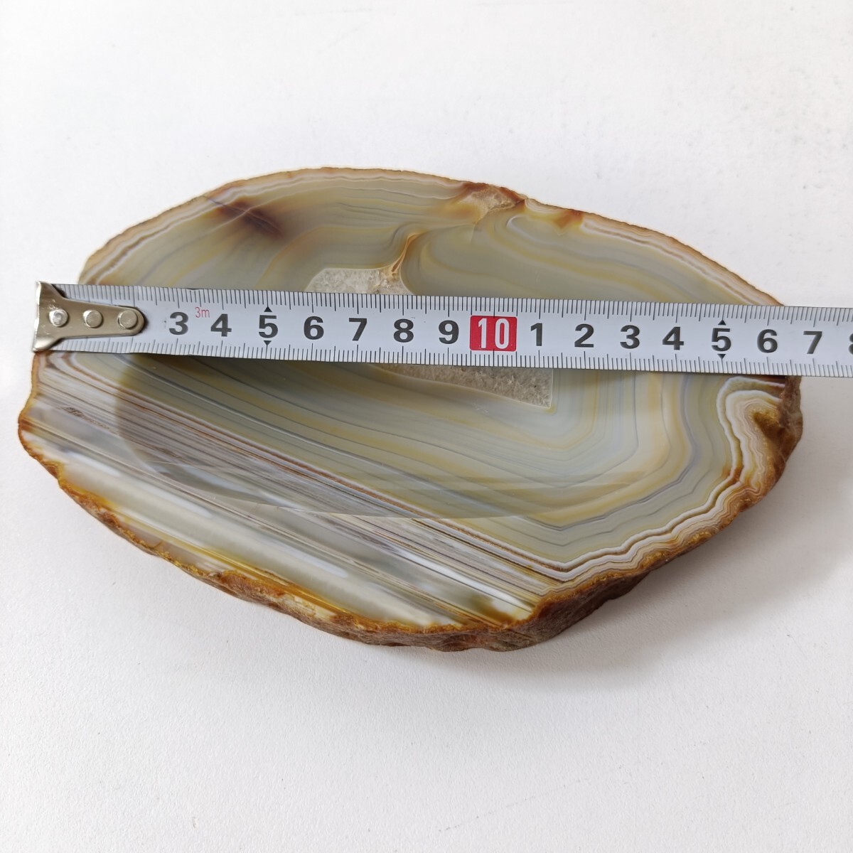 ブラジル産 瑪瑙 メノウ アゲート 小物入れ 17.3cm×11.7cm×厚さ ブラジル産 瑪瑙 メノウ アゲート 小物入れ 17.3cm×11.7cm×厚さ