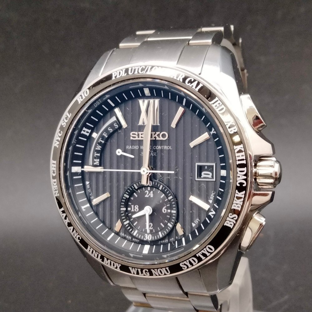 セイコー Seiko 腕時計 動作品 8B54-0AW0(ブライツ ワールド セイコー Seiko 腕時計 動作品 8B54-0AW0(ブライツ ワールド
