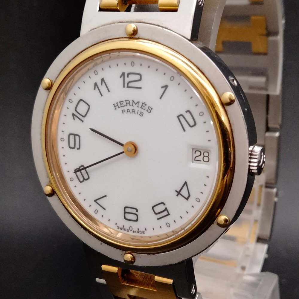 エルメス Hermes 腕時計 動作品 (クリッパー) メンズ 4106561 エルメス Hermes 腕時計 動作品 (クリッパー) メンズ 4106561