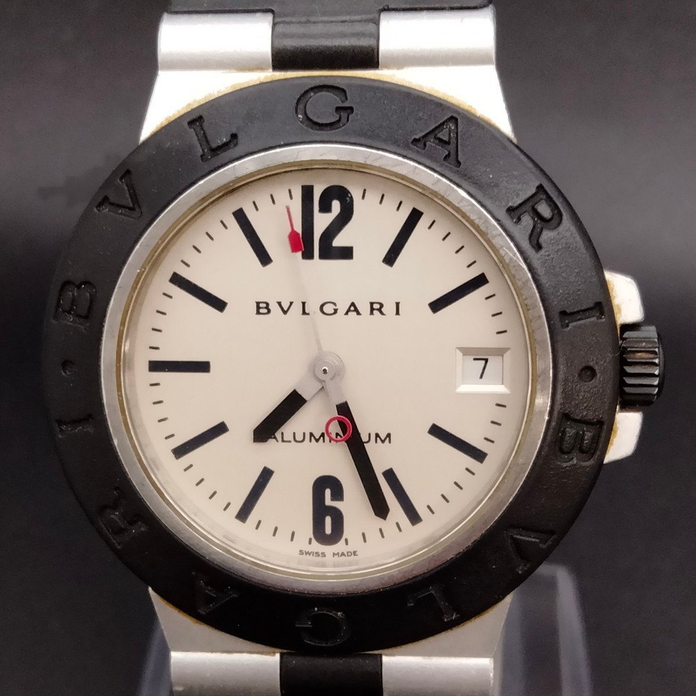 ブルガリ Bvlgari 腕時計 動作品 AL38A(アルミニウム) メンズ ブルガリ Bvlgari 腕時計 動作品 AL38A(アルミニウム) メンズ