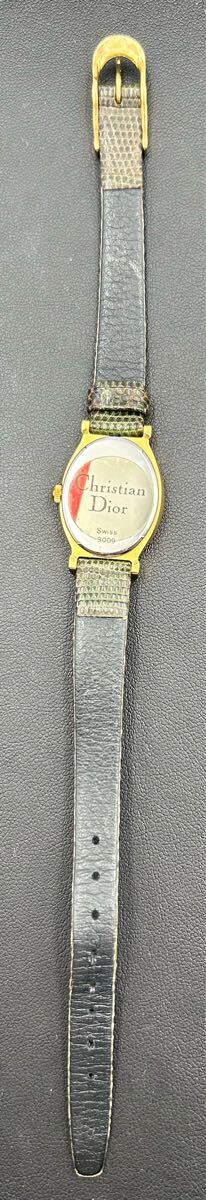 848】希少 Christian Dior 動作未確認 3009 グリーン 腕時計(o4 848】希少 Christian Dior 動作未確認 3009 グリーン 腕時計(o4