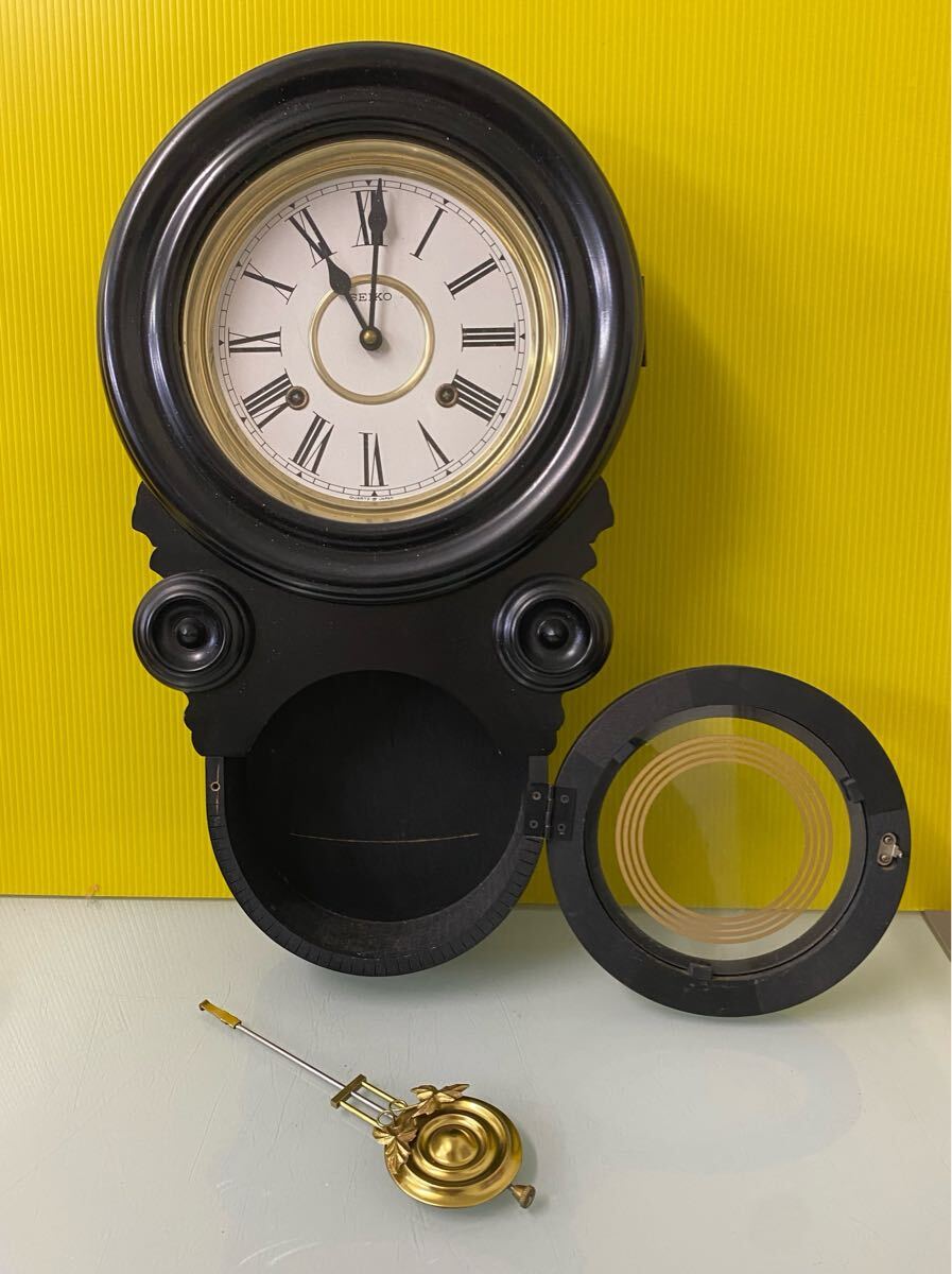 錬C○066 SEIKO だるま時計 掛時計 柱時計 振り子 四つ丸 古時計 錬C○066 SEIKO だるま時計 掛時計 柱時計 振り子 四つ丸 古時計