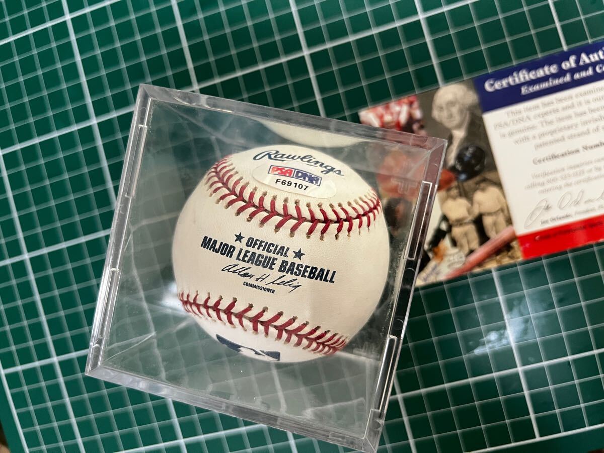 1円スタート】ヤンキース 松井秀喜 直筆サインボール 鑑定書付き 1円スタート】ヤンキース 松井秀喜 直筆サインボール 鑑定書付き