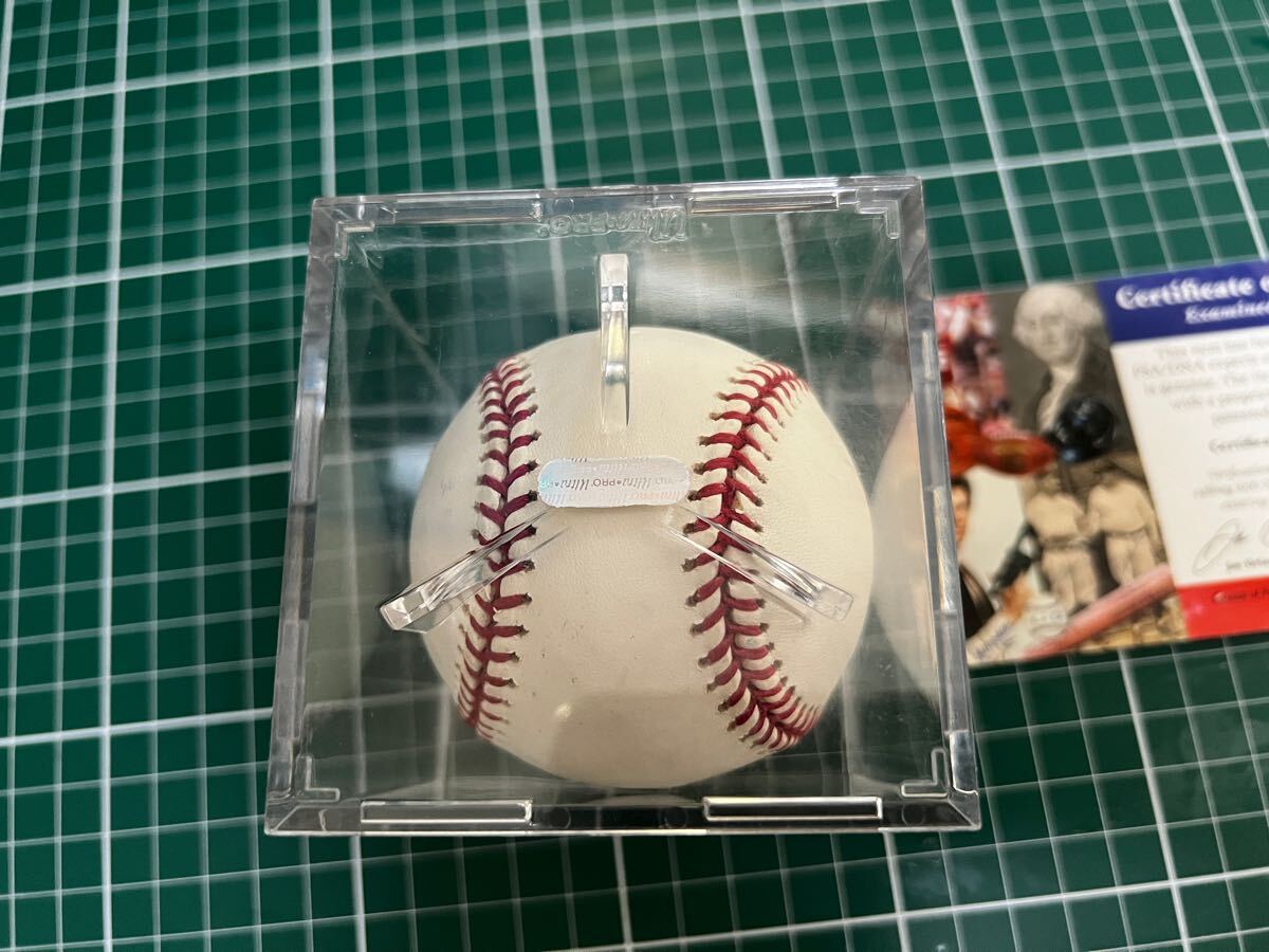 1円スタート】ヤンキース 松井秀喜 直筆サインボール 鑑定書付き 1円スタート】ヤンキース 松井秀喜 直筆サインボール 鑑定書付き