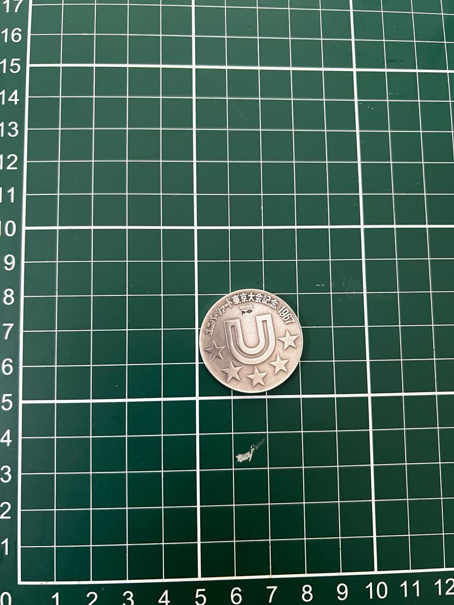 1円スタート】ユニバーシャード東京大会記念 1967 銀 925 記念 1円スタート】ユニバーシャード東京大会記念 1967 銀 925 記念