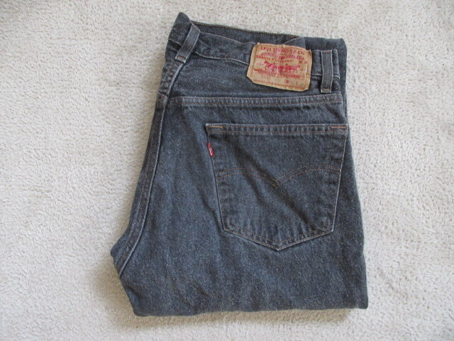 USA製 ビンテージ リーバイス Levi's501 先染め ブラック 黒 USA製 ビンテージ リーバイス Levi's501 先染め ブラック 黒