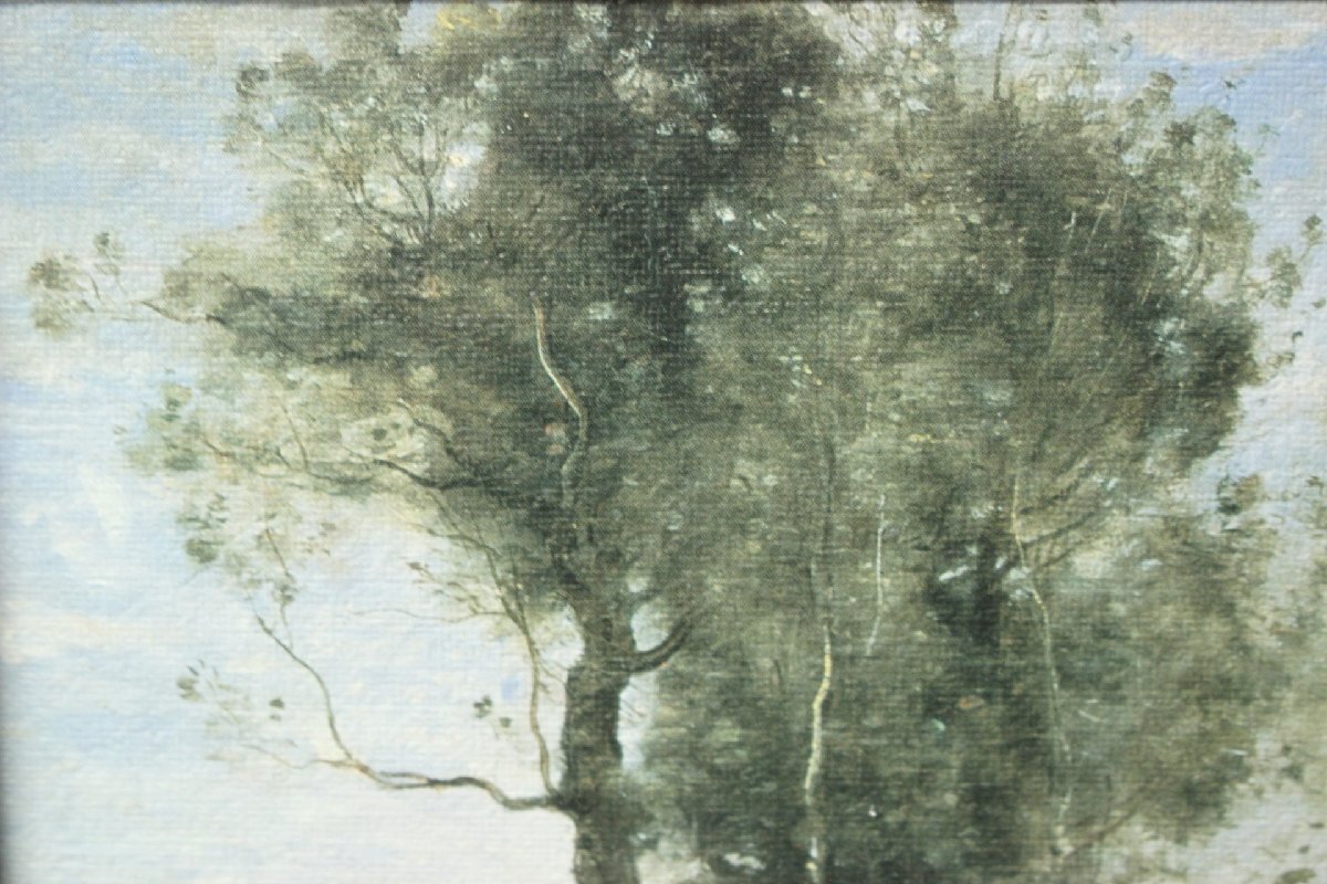 ジャン=バティスト・カミーユ・コロー『大農園』絵画 油彩 風景 ジャン=バティスト・カミーユ・コロー『大農園』絵画 油彩 風景
