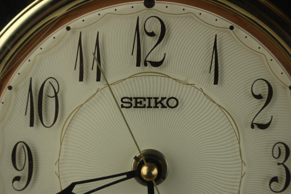 SEIKO HW926G 内閣総理大臣贈呈品 置時計 オルゴール機能付 電波 SEIKO HW926G 内閣総理大臣贈呈品 置時計 オルゴール機能付 電波