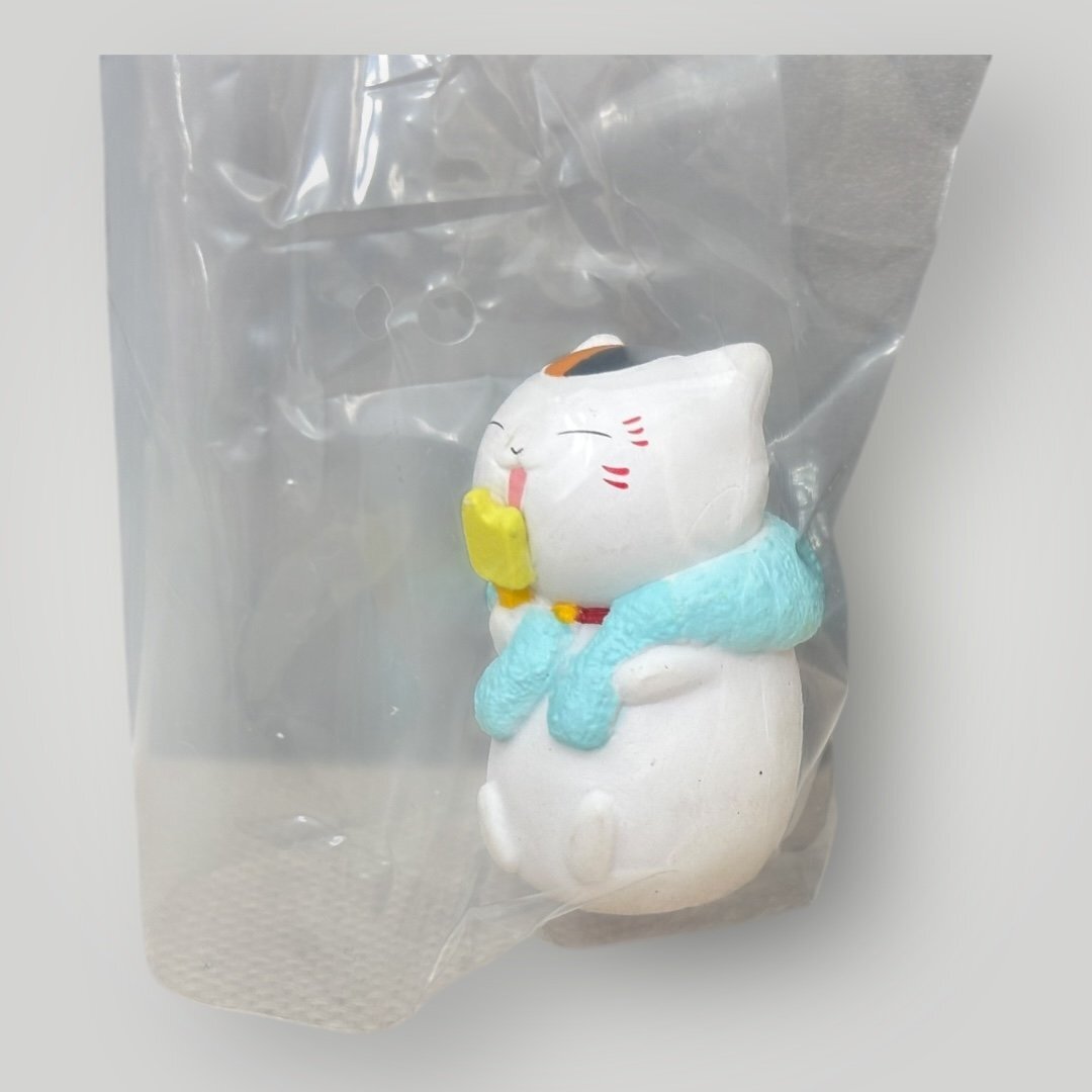 ＜未使用＞お風呂上がりのアイス 「夏目友人帳 ニャンコ先生ハッピーバスタイム」フィギュア★高さ約３cm〈bg-3