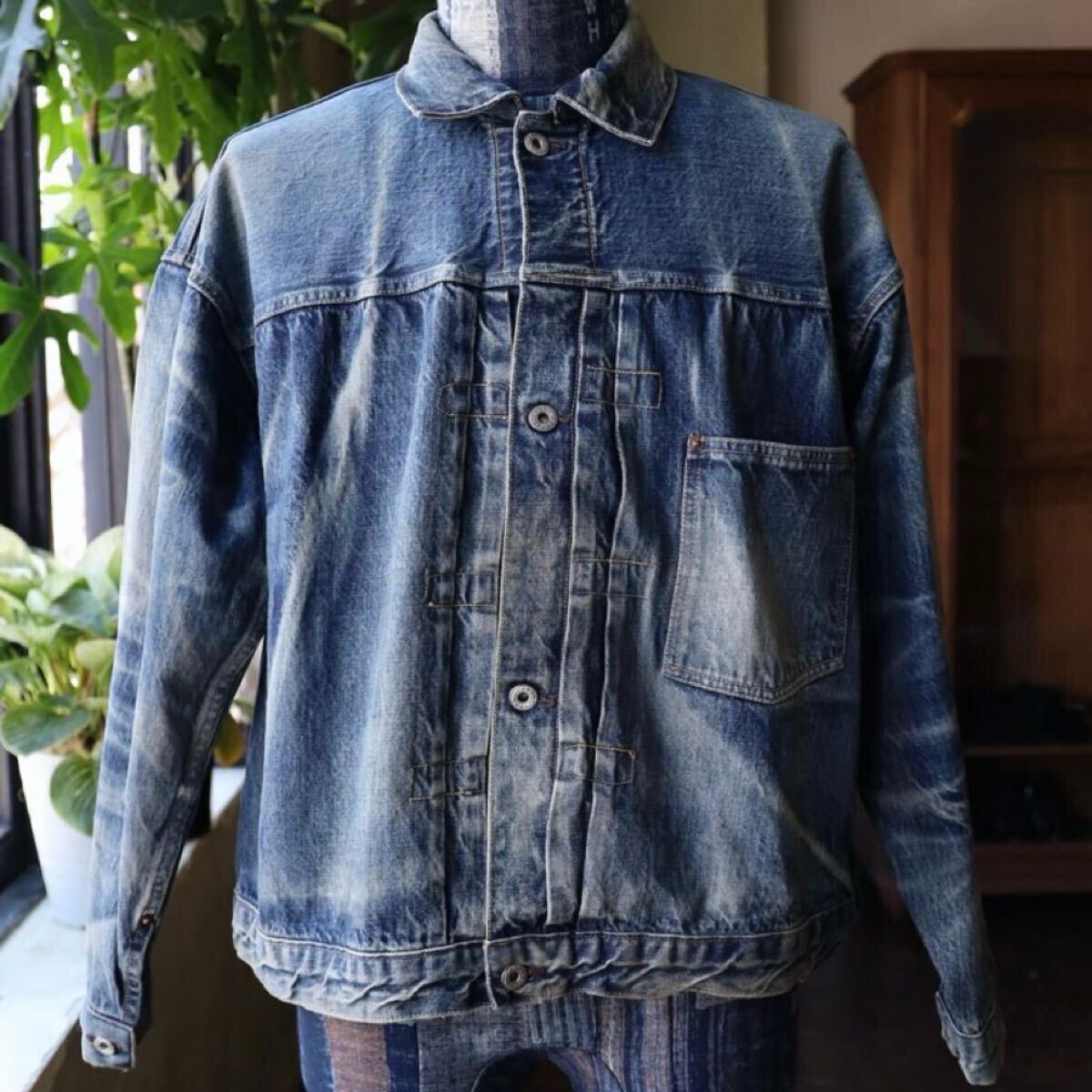 新品 25SS セントマイケル ベルベルジン BJ_DENIM JACKET コラボ 新品 25SS セントマイケル ベルベルジン BJ_DENIM JACKET コラボ