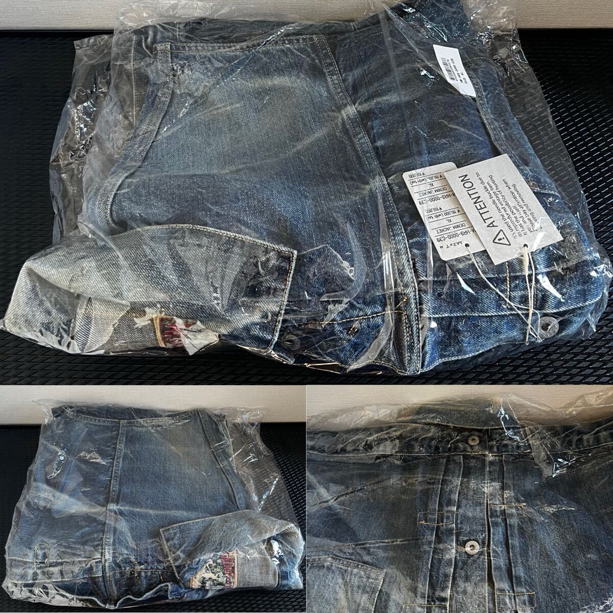新品 25SS セントマイケル ベルベルジン BJ_DENIM JACKET コラボ 新品 25SS セントマイケル ベルベルジン BJ_DENIM JACKET コラボ