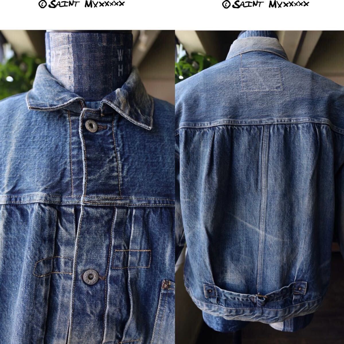 新品 25SS セントマイケル ベルベルジン BJ_DENIM JACKET コラボ 新品 25SS セントマイケル ベルベルジン BJ_DENIM JACKET コラボ