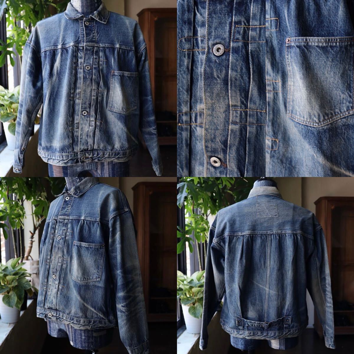 新品 25SS セントマイケル ベルベルジン BJ_DENIM JACKETコラボ 新品 25SS セントマイケル ベルベルジン BJ_DENIM JACKETコラボ