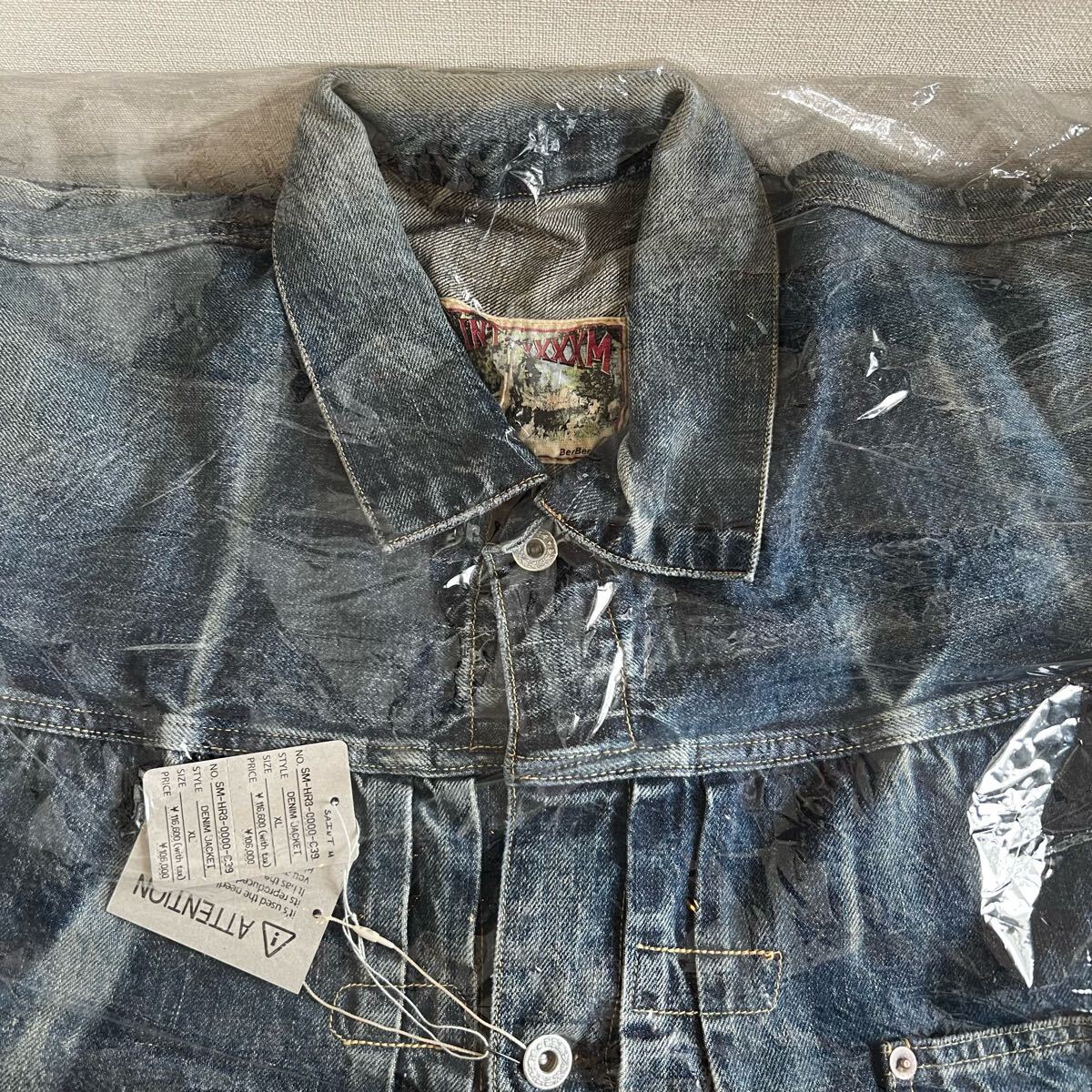 新品 25SS セントマイケル ベルベルジン BJ_DENIM JACKETコラボ 新品 25SS セントマイケル ベルベルジン BJ_DENIM JACKETコラボ