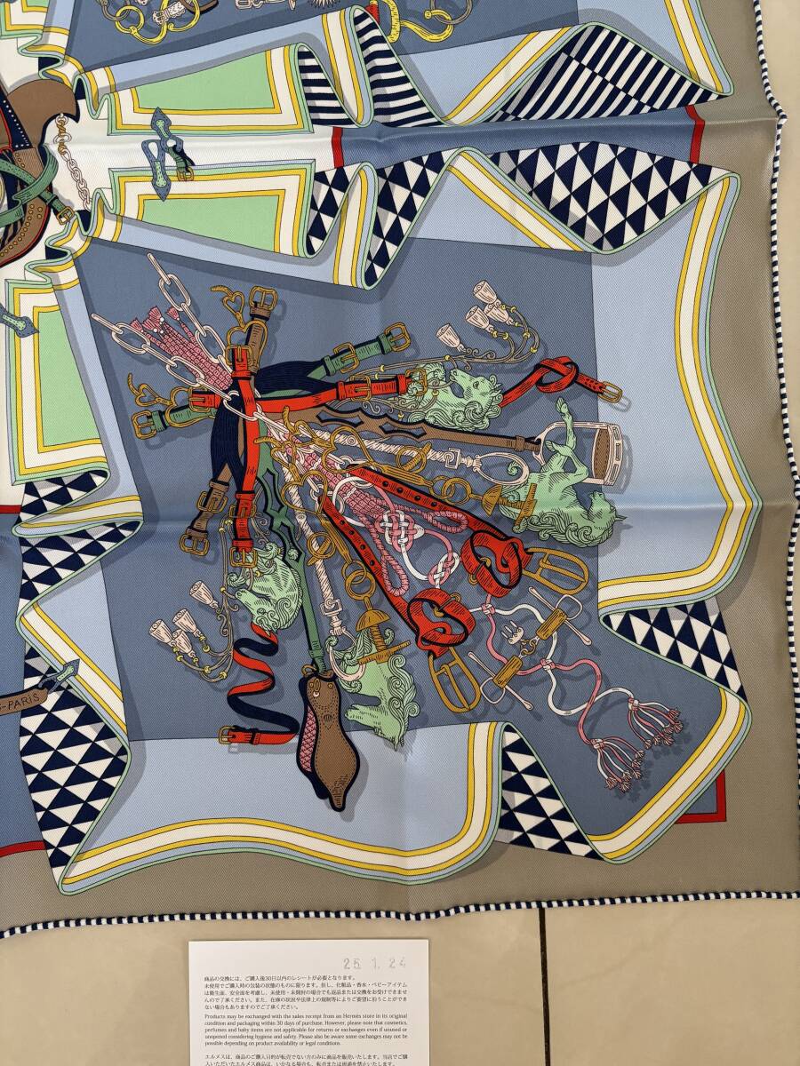 HERMES☆エルメス 未使用 カレ70 鞍職人の花束 2025春夏 マ HERMES☆エルメス 未使用 カレ70 鞍職人の花束 2025春夏 マ