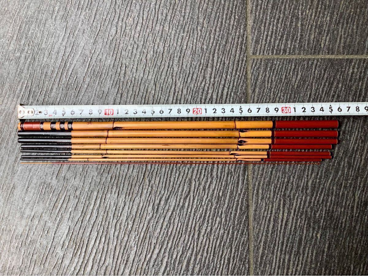 A3 最上品【いなり町*角東作】竹竿8本継 3本仕舞 江戸和竿 小 A3 最上品【いなり町*角東作】竹竿8本継 3本仕舞 江戸和竿 小