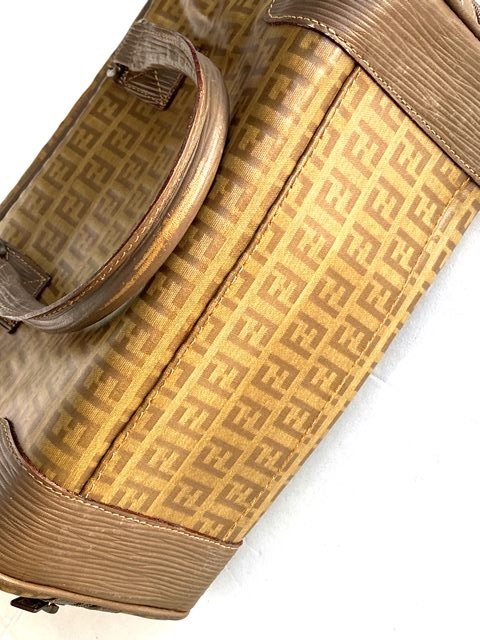 FENDI S A S フェンディ ハンドバッグ ミニボストン ズッキーノ FENDI S A S フェンディ ハンドバッグ ミニボストン ズッキーノ
