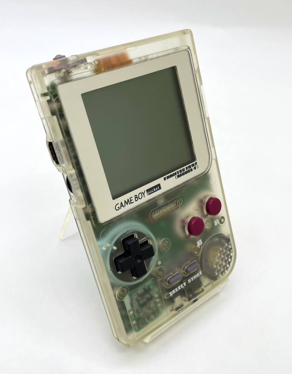 任天堂 ゲームボーイ ポケット スケルトン ファミ通限定【極美品 任天堂 ゲームボーイ ポケット スケルトン ファミ通限定【極美品