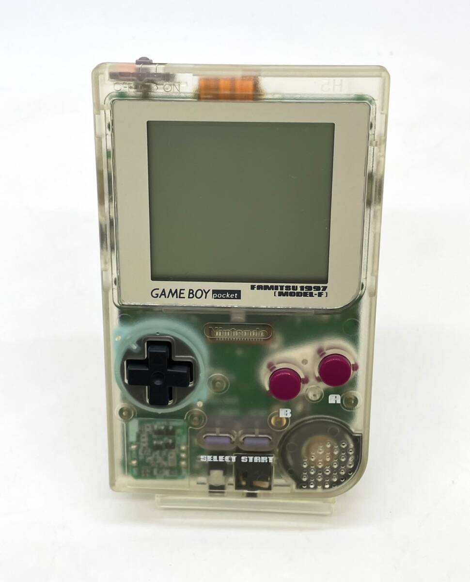 任天堂 ゲームボーイ ポケット スケルトン ファミ通限定【極美品 任天堂 ゲームボーイ ポケット スケルトン ファミ通限定【極美品