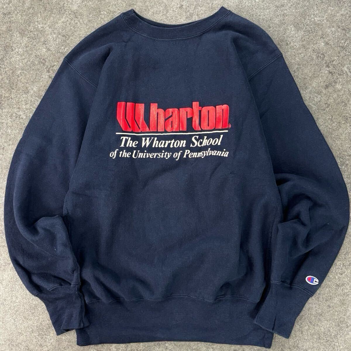 USA製 90s Champion Reverse Weave リバースウィーブ Wharton USA製 90s Champion Reverse Weave リバースウィーブ Wharton