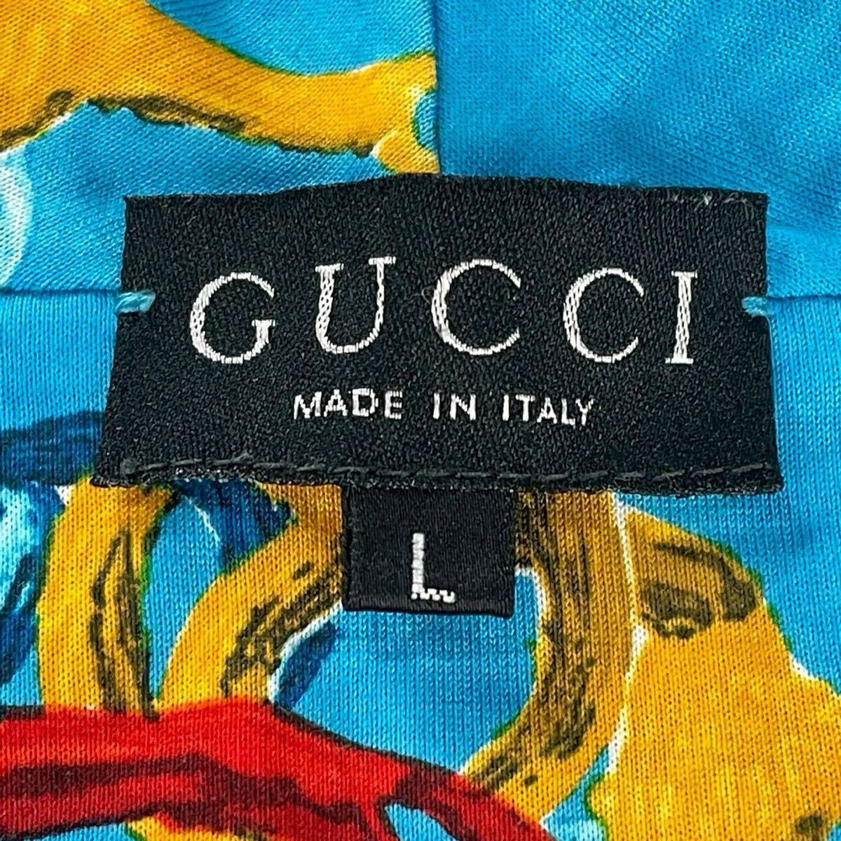 イタリア製 Vintage OLD GUCCI オールド グッチ 開襟 スキッパー イタリア製 Vintage OLD GUCCI オールド グッチ 開襟 スキッパー