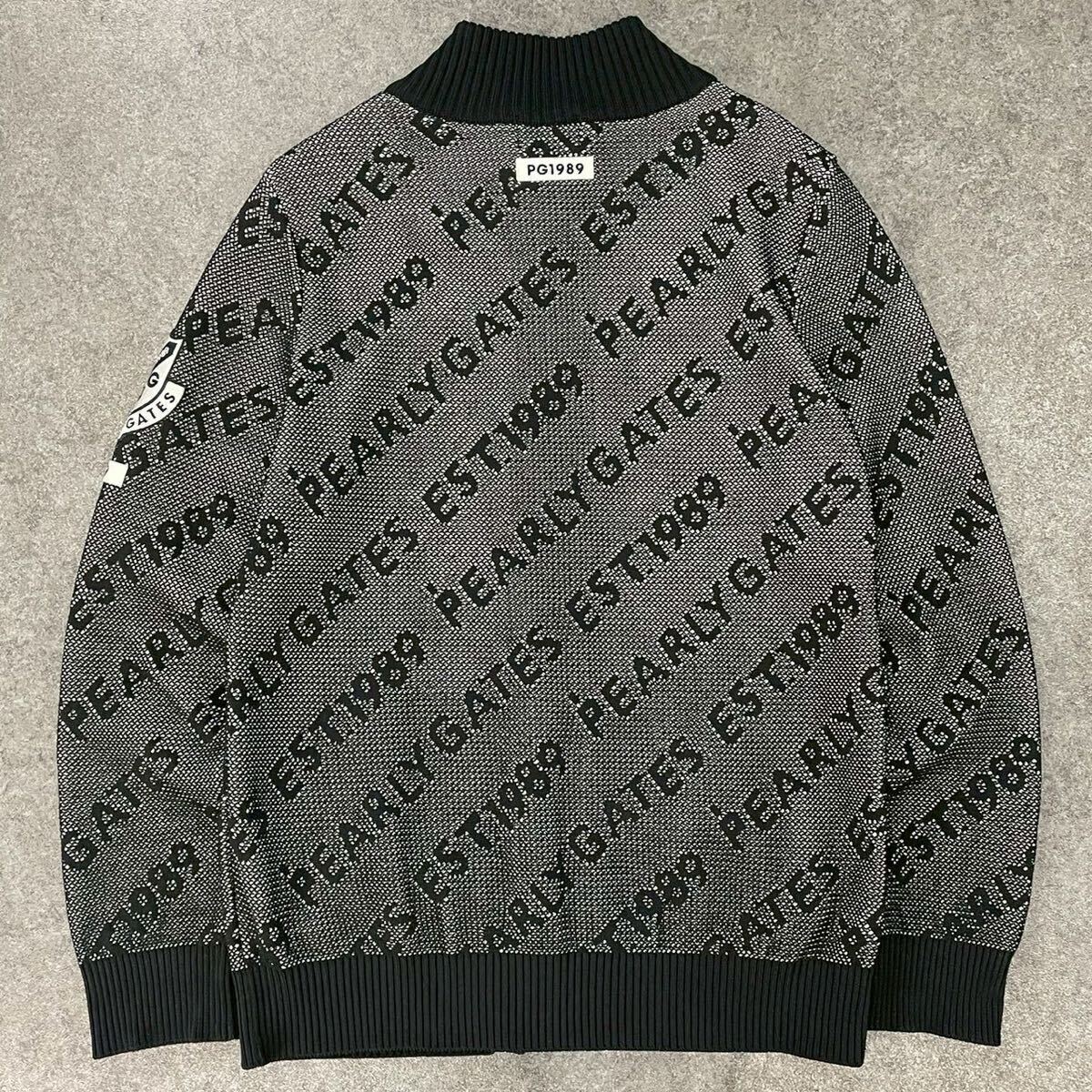 美USED 日本製 PEARLY GATES パーリーゲイツ ニットジップ 美USED 日本製 PEARLY GATES パーリーゲイツ ニットジップ