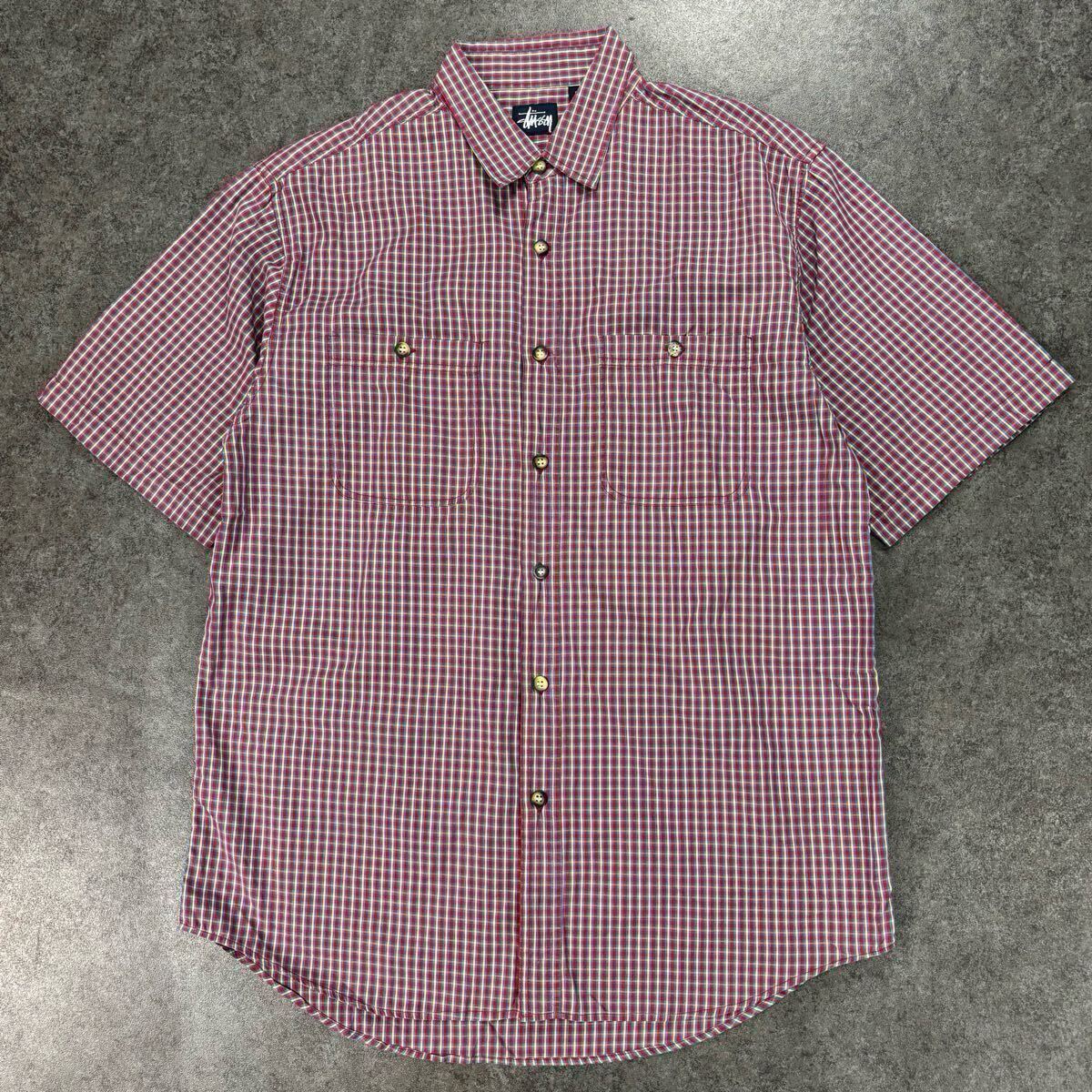 90s Vintage OLD STUSSY オールド ステューシー 紺タグ 半袖 90s Vintage OLD STUSSY オールド ステューシー 紺タグ 半袖