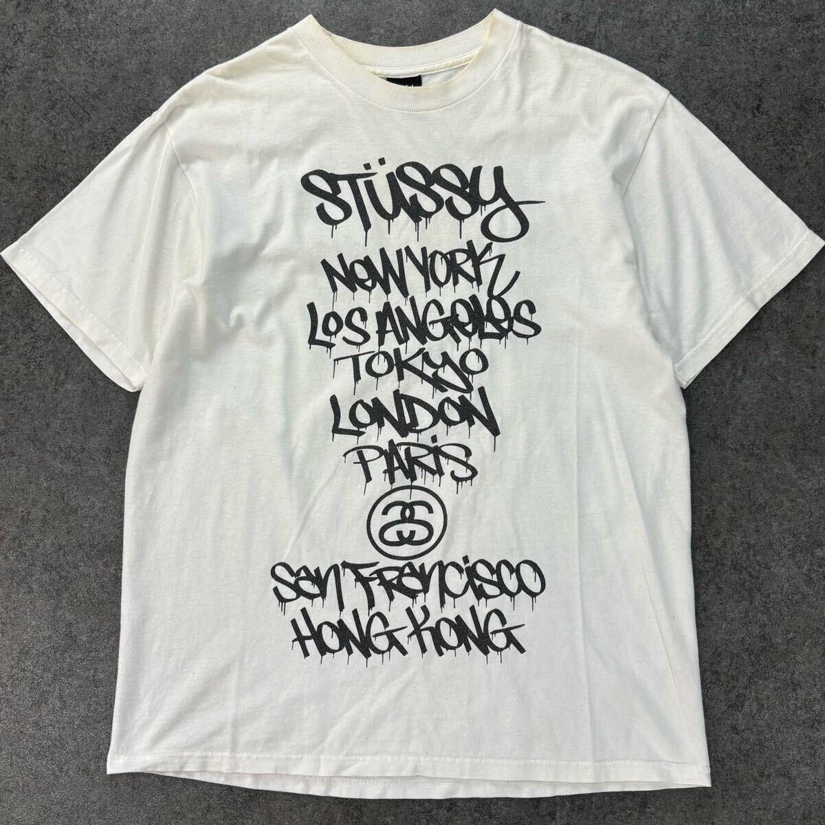 00s archive OLD STUSSY Mark Ward World Tour Tee オールド 00s archive OLD STUSSY Mark Ward World Tour Tee オールド