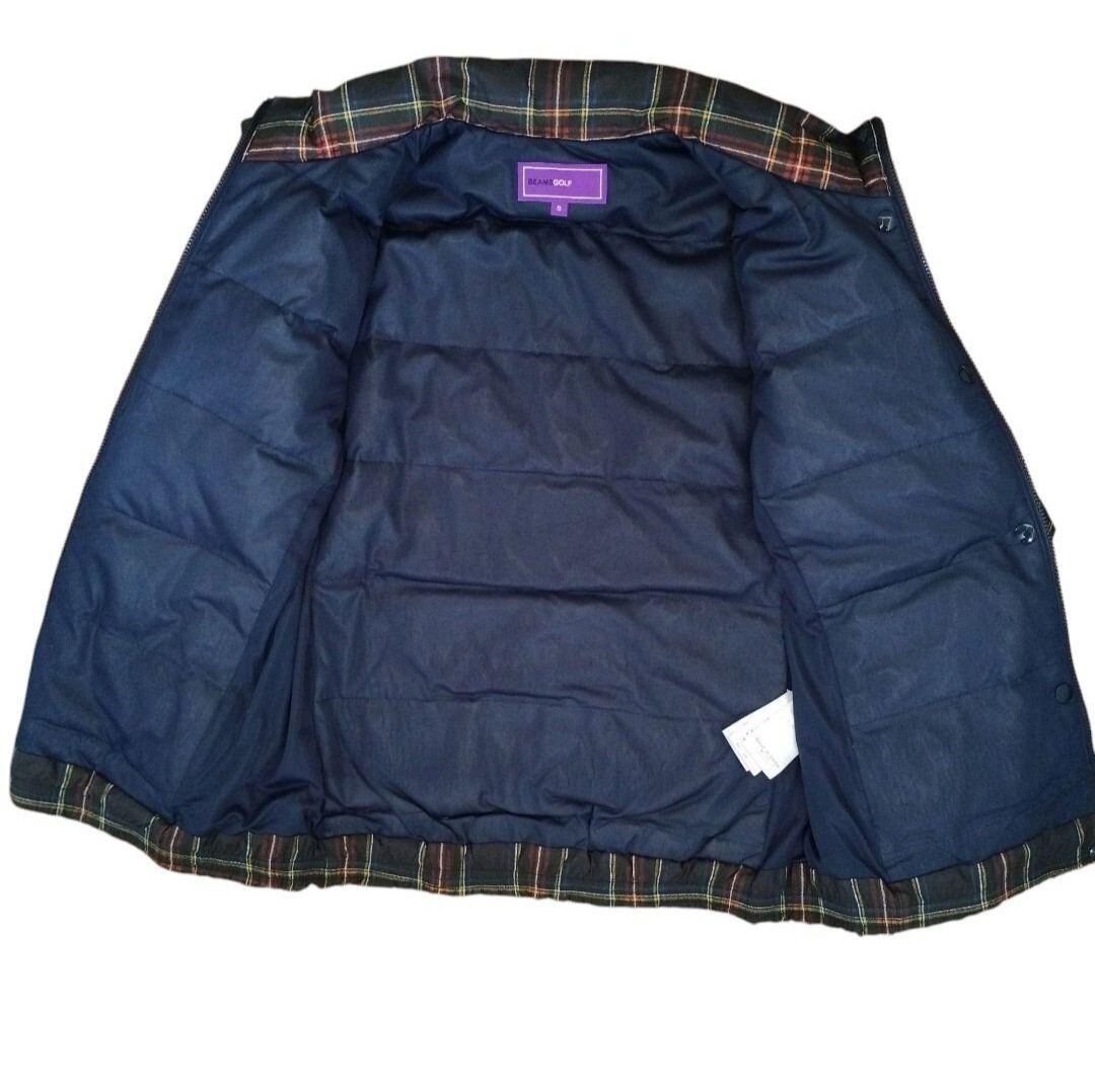 BEAMS GOLF チェック柄ダウンジャケット S 楽天市場】BEAMS GOLF ビームスゴルフ 2WAY ダウンジャケット チェック