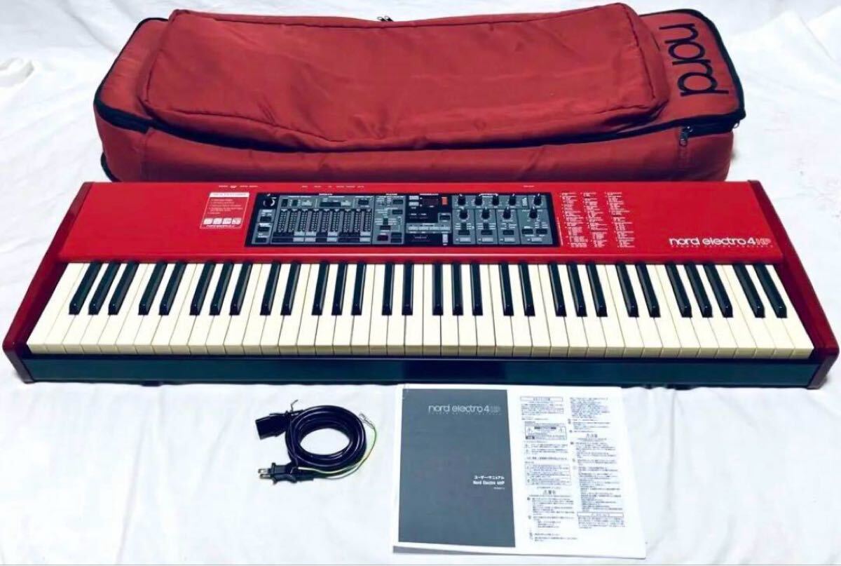 【美品】Nord Electro 4 HP(純正キャリングケース付き) Yahoo!オークション - 【希少】Nord electro 4HP / 73鍵 / 純正