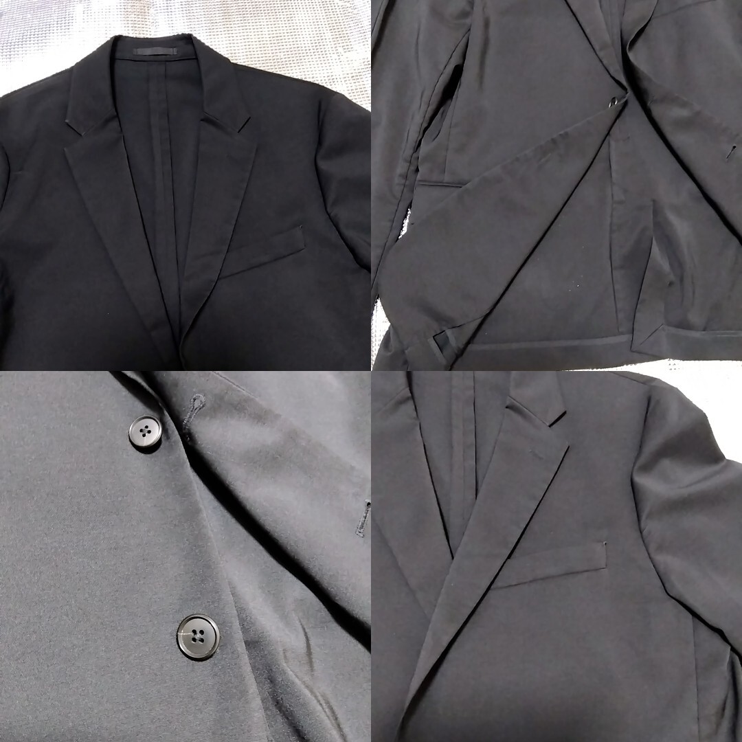 UNIQLO ユニクロ 感動 セットアップ スーツ 黒 ブラック UNIQLO ユニクロ 感動 セットアップ スーツ 黒 ブラック