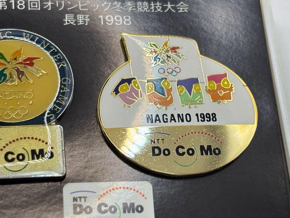 第18回オリンピック冬季競技大会 長野 1998 docomo ピンバッジ 第18回オリンピック冬季競技大会 長野 1998 docomo ピンバッジ