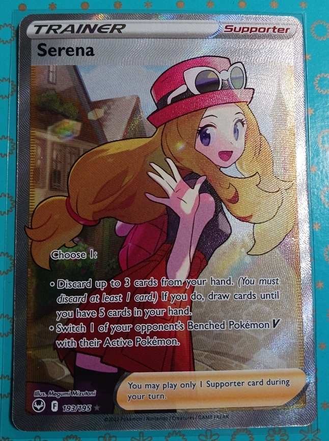 ポケカ 英語版 正規品 セレナ 193/195 SR 海外版 ポケモンカード ポケカ 英語版 正規品 セレナ 193/195 SR 海外版 ポケモンカード