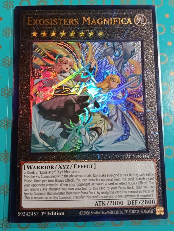 遊戯王 英語版 1st RA02 エクソシスターズ・マニフィカ 25th 遊戯王 英語版 1st RA02 エクソシスターズ・マニフィカ 25th