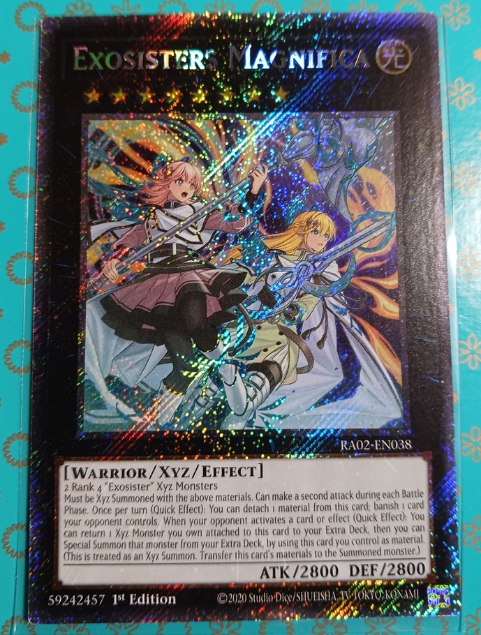 遊戯王 英語版 1st RA02 エクソシスターズ・マニフィカ 25th 遊戯王 英語版 1st RA02 エクソシスターズ・マニフィカ 25th