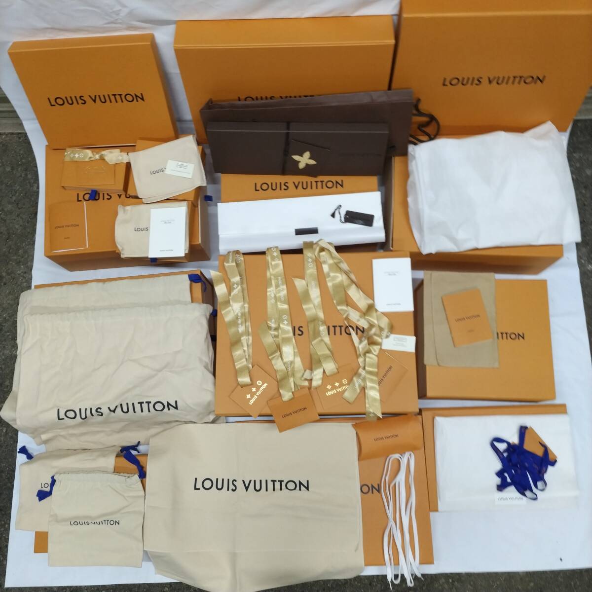 AM109 ルイ・ヴィトン LOUIS VUITTON 空箱17箱 布袋5袋