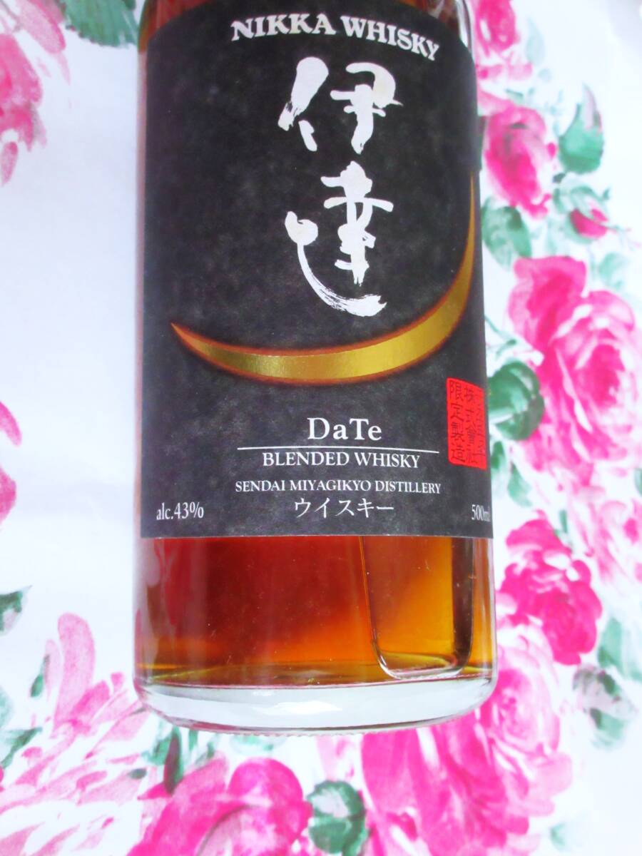伊達 ニッカ 未開栓 保管品 ウイスキー 500ml 宮城県限定販売 伊達 ニッカ 未開栓 保管品 ウイスキー 500ml 宮城県限定販売