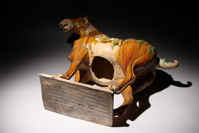 ☆撫子☆唐三彩 馬 高さ約46.5cm (検)三彩釉 置物 唐物 中国美術 ☆撫子☆唐三彩 馬 高さ約46.5cm (検)三彩釉 置物 唐物 中国美術