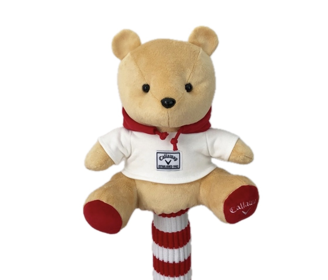 【限定品】匿名配送 新品未使用　キャロウェイ CALLAWAY ベア BEAR ドライバー用　ヘッドカバー 可愛い子グマ　ベージュ