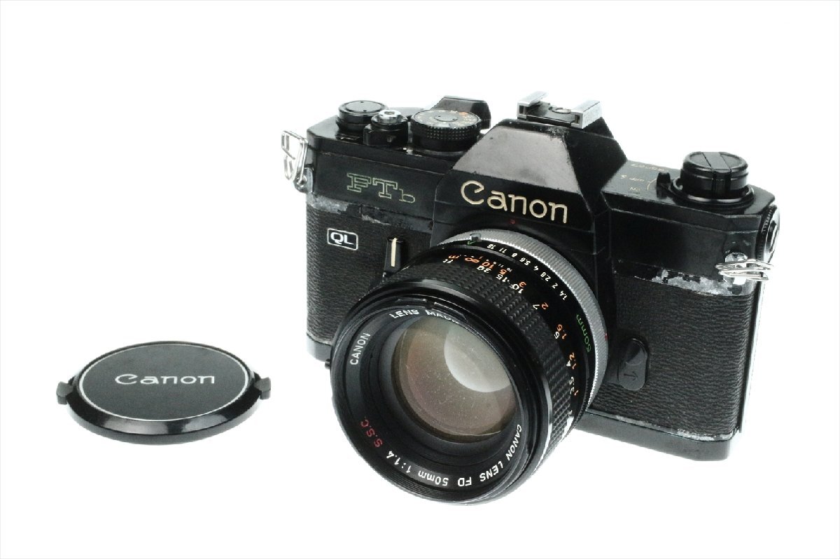 キャノン Canon FTb QL ブラック + FD 50mm 1:1.4 S.S.C LENS キャノン Canon FTb QL ブラック + FD 50mm 1:1.4 S.S.C LENS