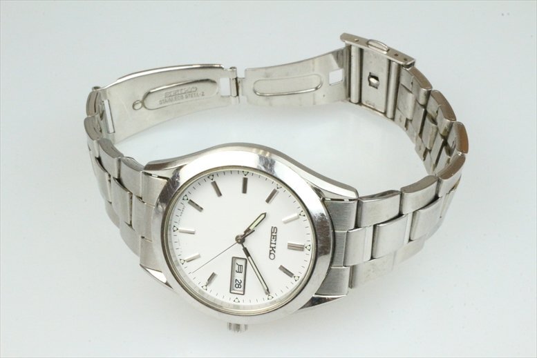SEIKO セイコー 腕時計 7N43-9080 シルバー系 ホワイト文字盤 SEIKO セイコー 腕時計 7N43-9080 シルバー系 ホワイト文字盤