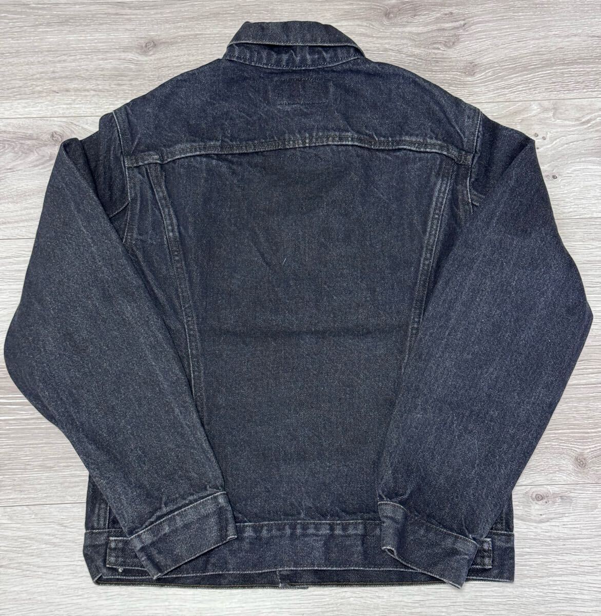 1.2wash 80s usa製 サイズ38 70506-0259 先染め ブラックデニム 1.2wash 80s usa製 サイズ38 70506-0259 先染め ブラックデニム